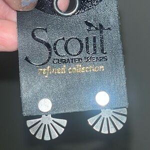 SCOUT Sunburst ear jacket earrings